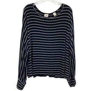 Buckle Daytrip Women’s Striped Oversized Long Sleeve Knit Top